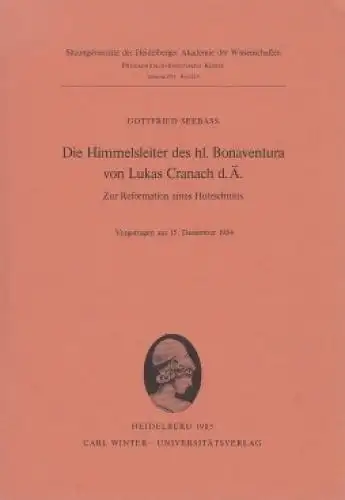 Buch: Die Himmelsleiter des hl. Bonaventura von Lukas Cranach d. Ä, Seebass