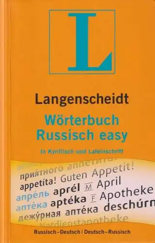 Buch: Langenscheidt: Wörterbuch Russisch easy, 2010, gebraucht, sehr gut