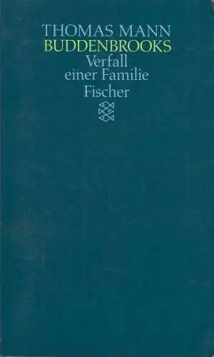 Buch: Buddenbrooks, Mann, Thomas, 1990, Fischer Taschenbuch Verlag, gebraucht