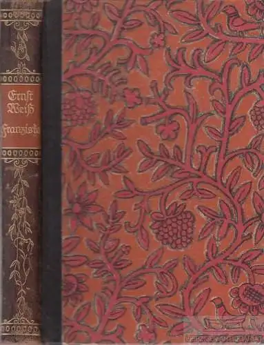 Buch: Franziska, Weiss, Ernst. 1926, Deutsche Buch-Gemeinschaft, Roman