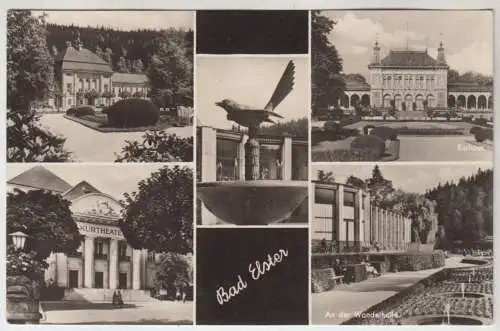 AK Bad Elster, Kurhaus, An der Wandelhalle, ca. 1967, Dick-Foto-Verlag, gelaufen