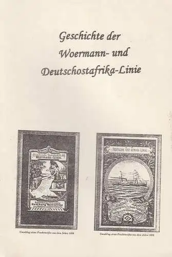 Buch: Fünfzig Jahre deutscher Afrikaschiffahrt..., Brackmann, Karl