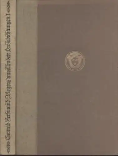 Buch: Conrad Ferdinand Meyers unvollendete Prosadichtungen, Meyer. 1916