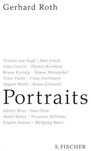 Buch: Portraits, Roth, Gerhard, 2012, S. Fischer Verlag, gebraucht, sehr gut