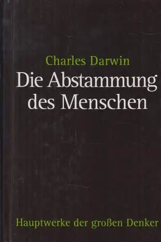 Buch: Die Abstammung des Menschen, Darwin, Charles, Voltmedia, gebraucht, gut