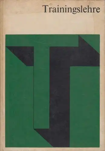 Buch: Trainingslehre, Harre, Dietrich u.a. 1971, Sportverlag, gebraucht, gut
