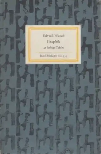 Insel-Bücherei 535, Edvard Munch. Graphik, Timm, Werner. 1966, Insel-Verlag