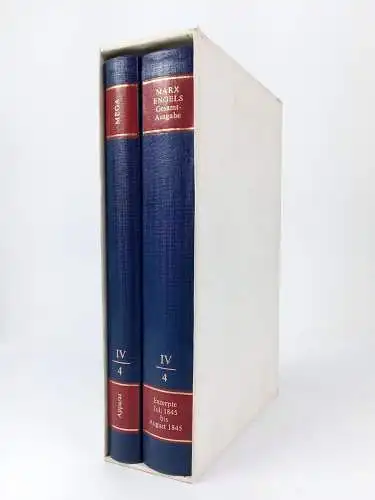 Buch: Marx / Engels Gesamtausgabe (MEGA) IV/4, 2 Bände, 1988, Dietz Verlag