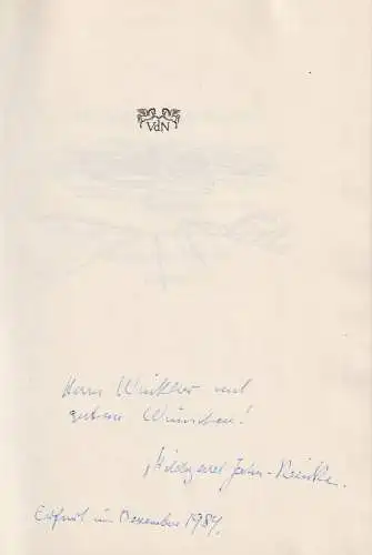 Buch: Lichtzeichen, Jahn-Reinke, Hildegard. 1989, Verlag der Nation, Gedichte