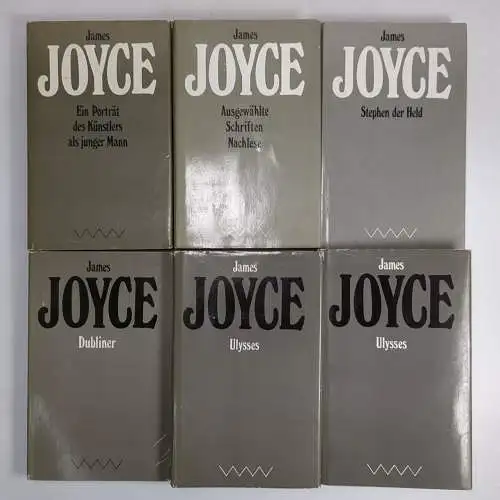6 Bücher James Joyce: Ulysses, Dubliner, Stephen, Porträt, Schriften, Nachlese