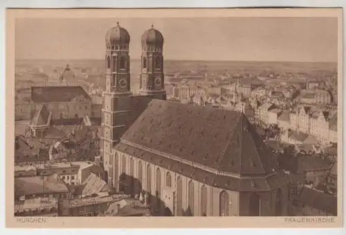 AK München, Frauenkirche, Grebe & Co., Postkarte, ungelaufen, gebraucht gut