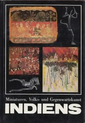 Buch: Miniaturen, Volks- und Gegenwartskunst Indiens, Hickmann. 1975