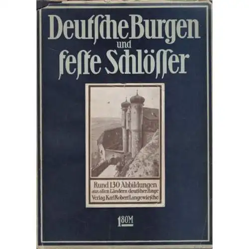 Buch: Deutsche Burgen und feste Schlösser, Pinder, Wilhelm. Die Blauen Bücher