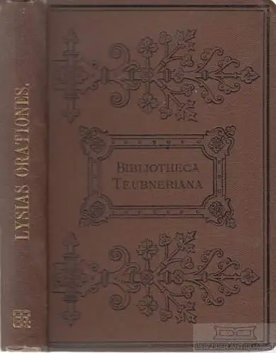 Buch: Lysiae Orationes ad Codicem Palatinum Nunc Denuo Collatum, Lysias. 1890
