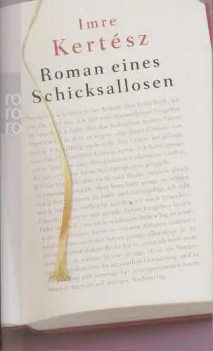 Buch: Roman eines Schicksallosen, Kertesz, Imre, 2004, Rowohlt Taschenbuch