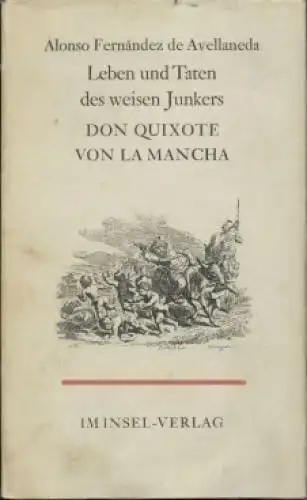 Buch: Leben und Taten des weisen Junkers Don Quixote von La... de Avellaneda