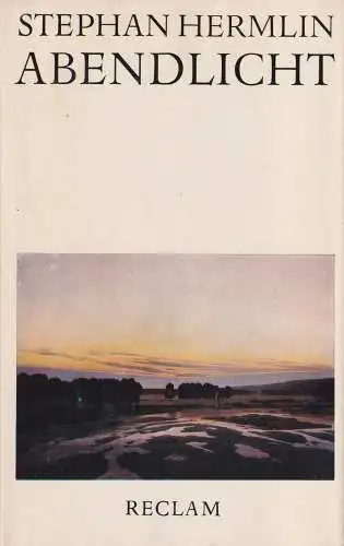 Buch: Abendlicht, Hermlin, Stephan. 1982, Reclam Verlag, gebraucht, gut