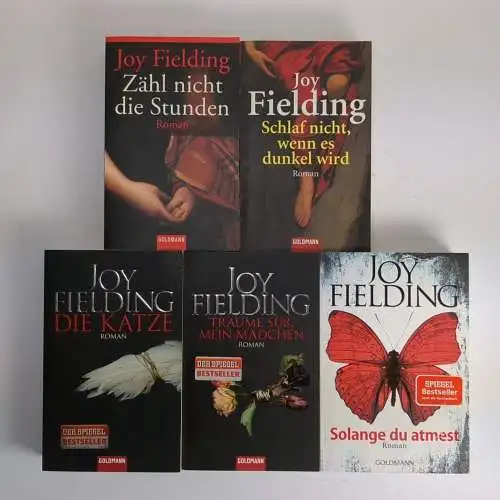 5 Bücher Joy Fielding: Katze, Träume süß, Zähl nicht die Stunden, Schlaf nicht..