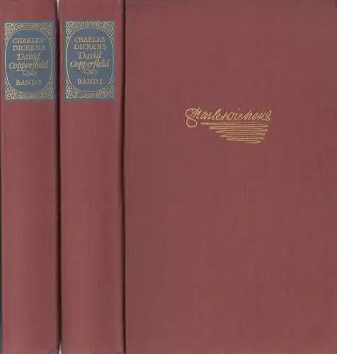 Buch: David Copperfield, Dickens, Charles. 2 Bände, Inselbücherei, 1970