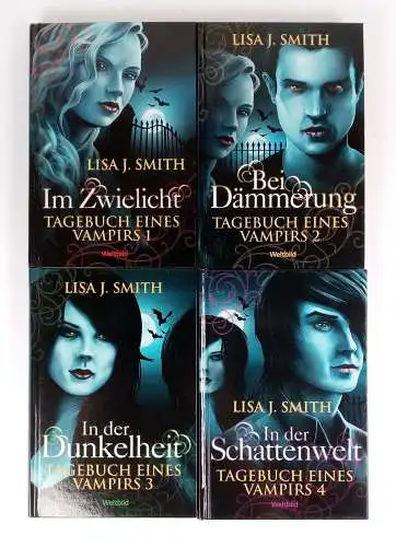 Buch: Tagebuch eines Vampirs 1-4. Smith, Lisa J., 4 Bände, 2010, Weltbild Verlag