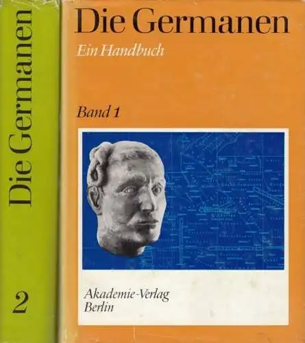 Buch: Die Germanen, Krüger, Bruno. 2 Bände, Akademie Verlag, gebraucht, gut
