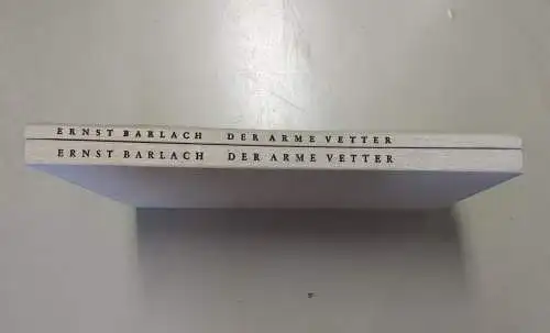 Buch: Der Arme Vetter, Barlach, Ernst. 2 Bände, 1964, Hinstorff Verlag, komplett