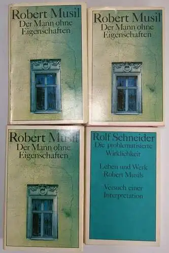 Buch: Der Mann ohne Eigenschaften, Musil, Robert. 3 Bände, 1975, Volk & Welt