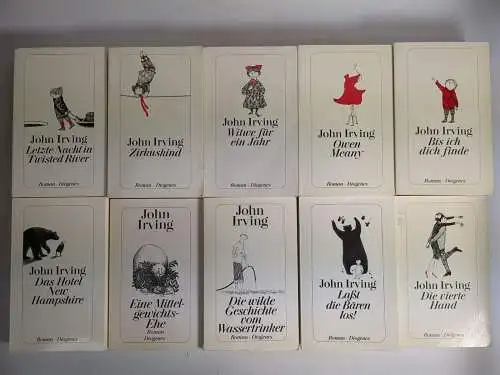 10 Bücher John Irving: Zirkuskind, Twisted River, Owen Meany, Wassertrinker ...