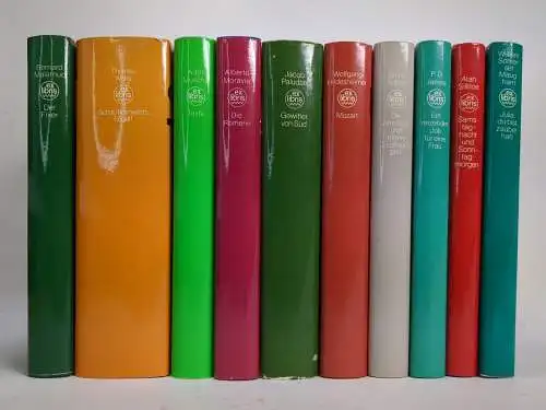 10 Bände ex libris DDR Volk und Welt, Malamud, Wolfe, Muschg, Silitoe, Moravia..