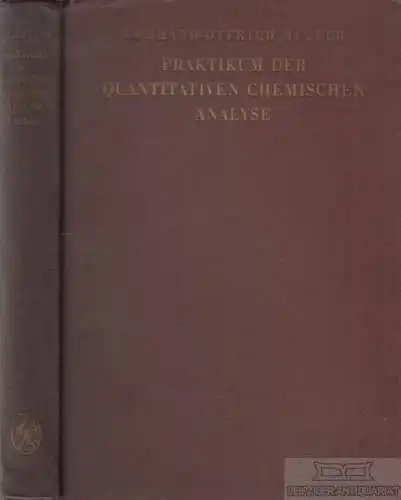Buch: Praktikum der quantitativen chemischen Analyse, Müller, Gerhard-Otfried