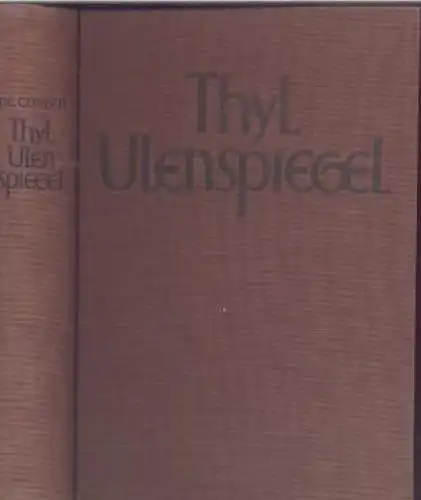 Buch: Thyl Ulenspiegel, Coster, Charles de. 1929, Büchergilde Gutenberg