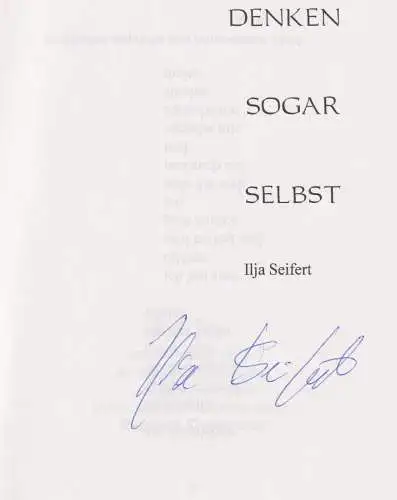 Buch: Manche denken sogar selbst / Schon dreimal krähte der Hahn, Seifert, Ilja