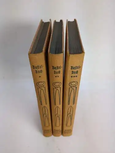 Buch: Das Bastelbuch 1-3, Fritz Seitz (Hrsg.), Franckh'scher Verlag, 3 Bände