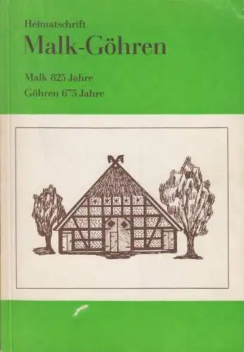 Buch: Heimatschrift Malk-Göhren, Thee, Hans Ulrich, 1983, gebraucht, gut