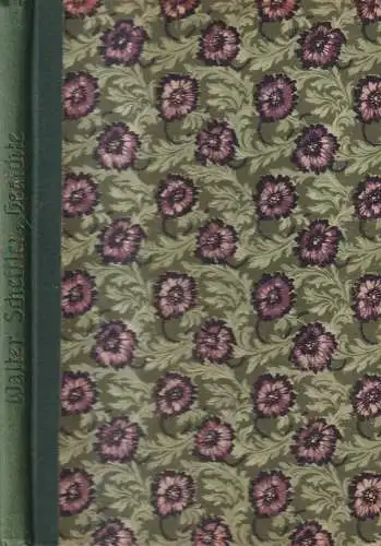 Buch: Mein Lied, Gedichte, Walter Scheffler, 1921, Wetzki, signiert vom Autor