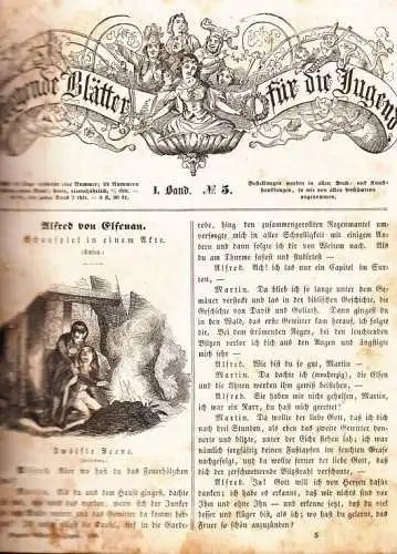 Fliegende Blätter für die Jugend - 1. Band, Hallberger, Eduard. 1849