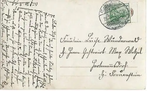 AK Glück in der Liebe. ca. 1912, Postkarte, gebraucht, gut