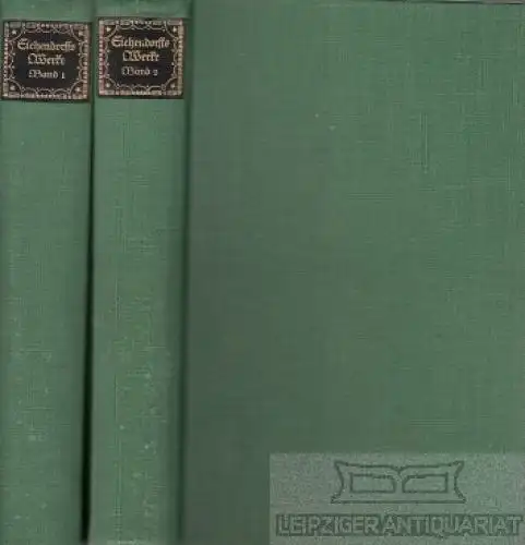 Buch: Joseph von Eichendorffs Werke, Eichendorff, Joseph von. 2 Bände, 1924