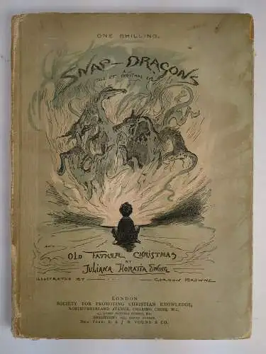 Buch: Snap-Dragons, A Tale of Christmas Eve, Juliana Horatia Ewing, 1888, London