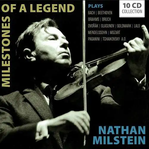 CD-Box: Nathan Milstein, Milestones of a Legend, 10 CDs, gebraucht, gut