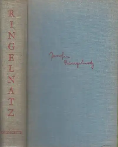 Buch: und auf einmal steht es neben dir, Ringelnatz, Joachim. 1952