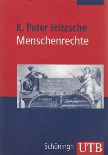 Buch: Menschenrechte, Fritzsche, K. Peter. UTB, 2004, Verlag Ferdinand Schöningh