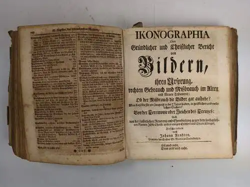 Buch: Heilsame Betrachtungen... Johann Arndt, 1749, Jungnicol, 3 Teile in 1 Band