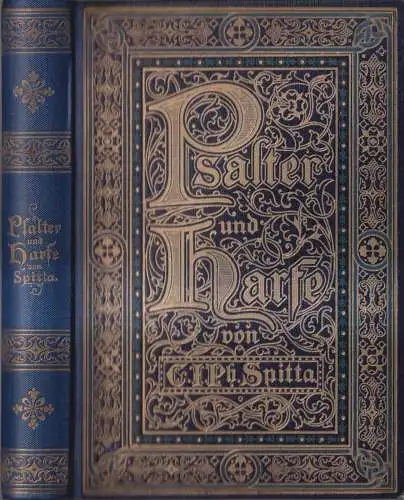 Buch: Psalter und Harfe. Spitta, Carl Johann Philipp, 1887,  Verlag M. Heinsius