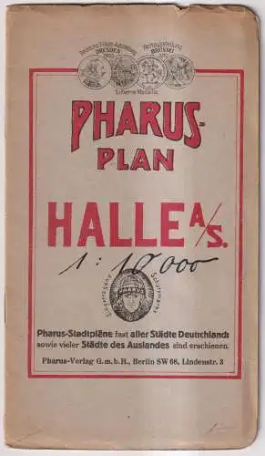 Buch: Pharus-Plan Halle, Maßstab 1 : 10000, Pharus-Verlag, Stadtplan