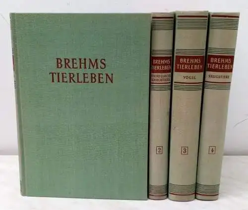 Buch: Brehms Tierleben in vier Bänden, Rammner, Walter. 1955, Urania Verlag