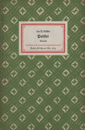 Insel-Bücherei 273, Polikei, Tolstoi, Leo N. 1951, Insel-Verlag, Novelle