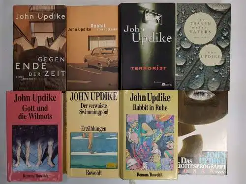 8 Bücher John Updike: Terrorist, Rabbit, Swimmingpool, Gottesprogramm ...