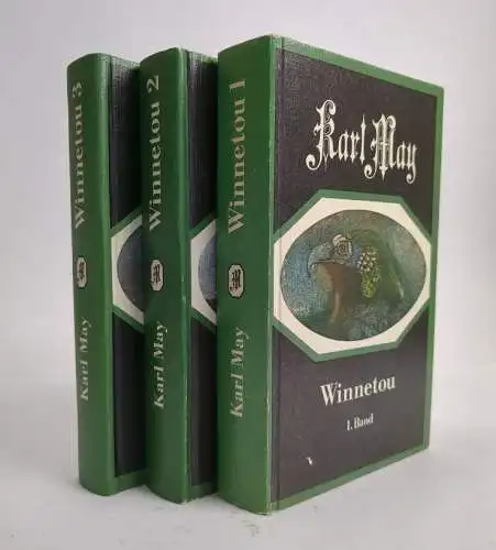 Buch: Winnetou 1-3. May, Karl, 3 Bände, Verlag Neues Leben, gebraucht, gut
