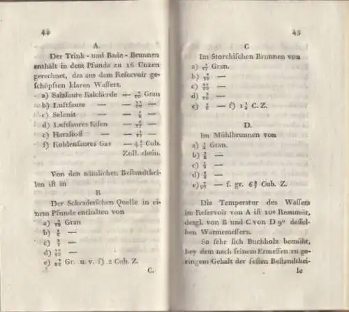 Buch: Über das Bad zu Ruhla, Cunitz, D. A. J. 1804, gebraucht, gut